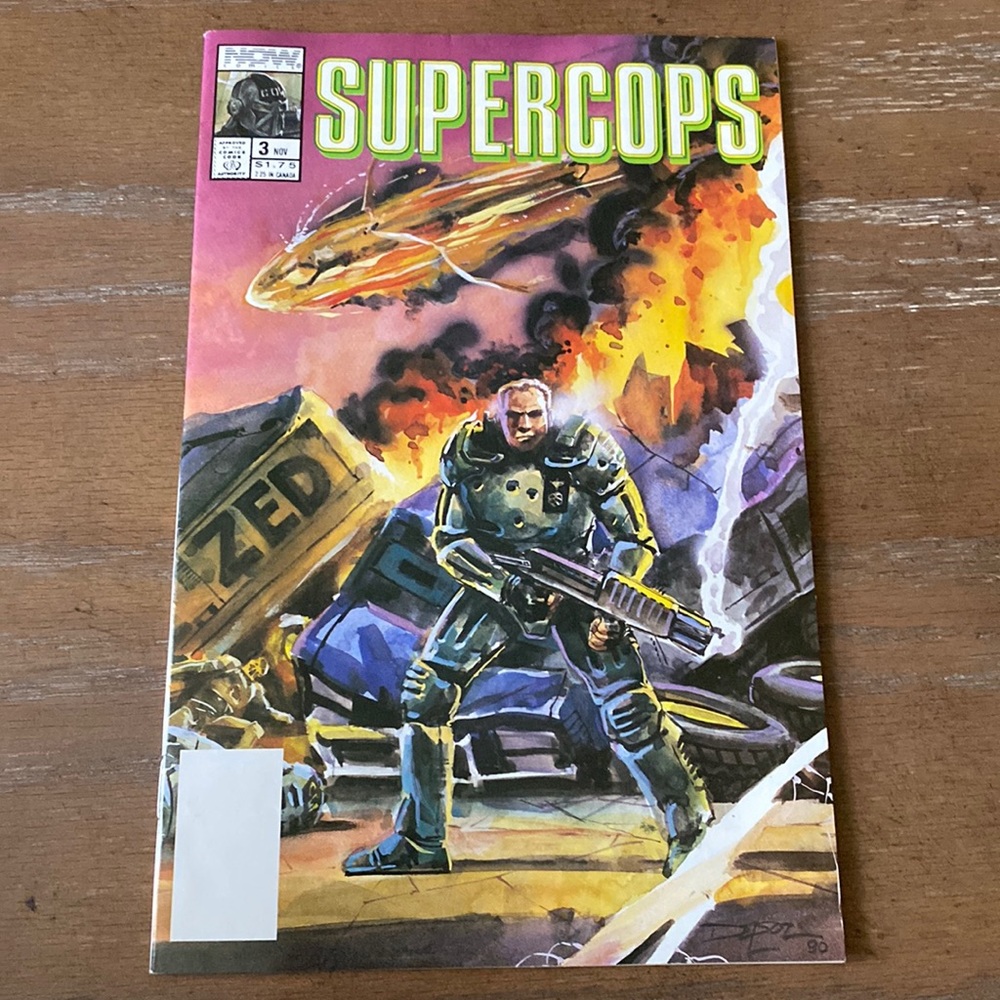 Original Supercops Comic Book